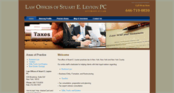 Desktop Screenshot of leytonlaw.com